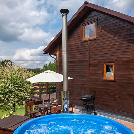 別荘 Zacisze Na Kaszubach Z Balia Z Jacuzzi Na Wylacznosc W Cenie *