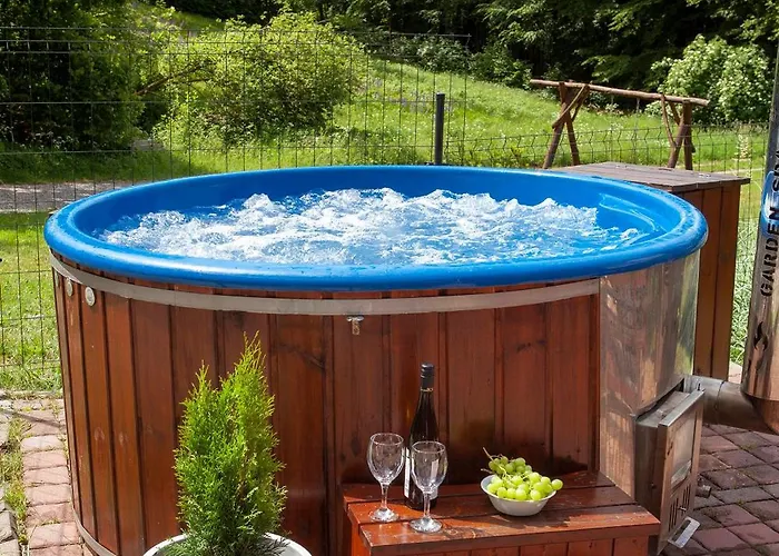 Zacisze Na Kaszubach Z Balia Z Jacuzzi Na Wylacznosc W Cenie Prázdninový dům *